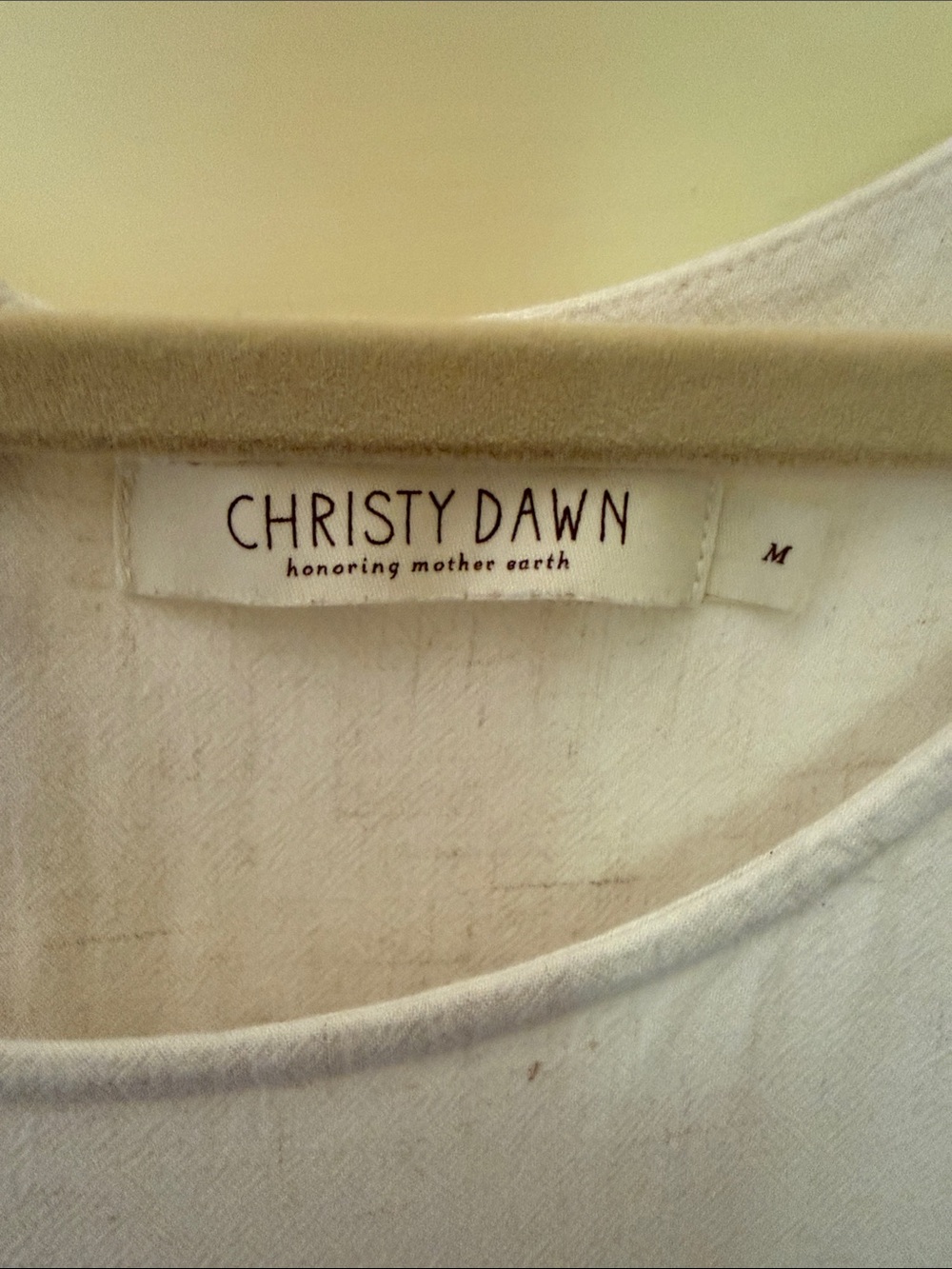 Christy Dawn Ivory Scarlett Short-Sleeve Scoop-Neck Maxi Dress - Picture 2 of 9